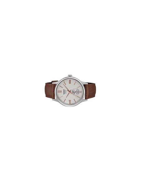 Reloj Casio Para Hombre BMS-100L-5A Analógico Correa de Cuero marron