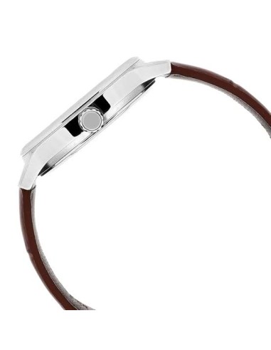 Reloj Casio Para Hombre BMS-100L-5A Analógico Correa de Cuero marron