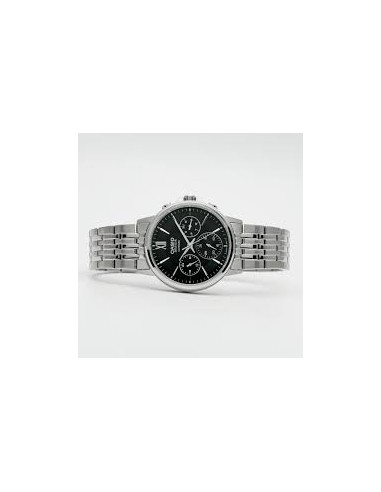 Casio BMS-300D-1A – Reloj Hombre Analógico de Acero Inoxidable Plateado
