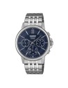 Casio BMS-300D-2A – Reloj Hombre Analógico de Acero Inoxidable Plateado