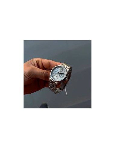 Casio BMS-300D-7A – Reloj Hombre Analógico de Acero Inoxidable Plateado