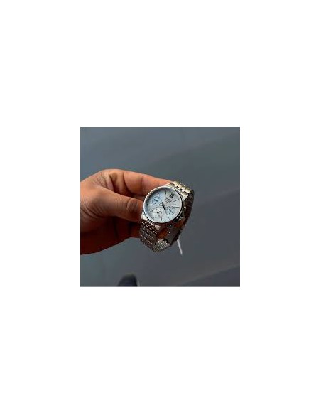 Casio BMS-300D-7A – Reloj Hombre Analógico de Acero Inoxidable Plateado
