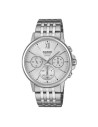 Casio BMS-300D-7A – Reloj Hombre Analógico de Acero Inoxidable Plateado