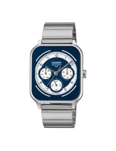 copy of reloj cronógrafo hombre Casio Square Panda MTP-M307D-1BV 44.5 × 34 × 9.4 mm 50m WR correa de acero