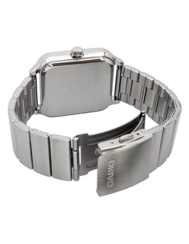 Reloj cronógrafo hombre Casio Square Panda MTP-M307D-3B 44.5 × 34 × 9.4 mm 50m WR correa de acero