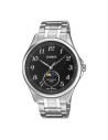Reloj cuarzo hombre Casio Sun & Moon  MTP-M110D-1A 48.4 × 42.5 × 9.6 mm correa de acero 50m WR