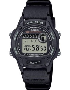 Reloj Casio Para Hombre W-220H-1A Digital Deportivo Resina Negra 100M