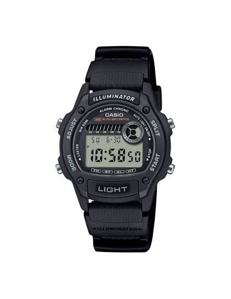 Reloj Casio Para Hombre W-220H-1A Digital Deportivo Resina Negra 100M
