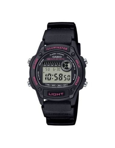 Reloj Casio Para Hombre W-220H-1A2 Digital Deportivo Resina Negra 100M