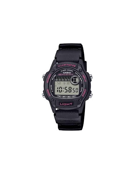 Reloj Casio Para Hombre W-220H-1A2 Digital Deportivo Resina Negra 100M