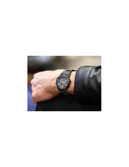 Reloj Casio Para Hombre W-220H-1A2 Digital Deportivo Resina Negra 100M