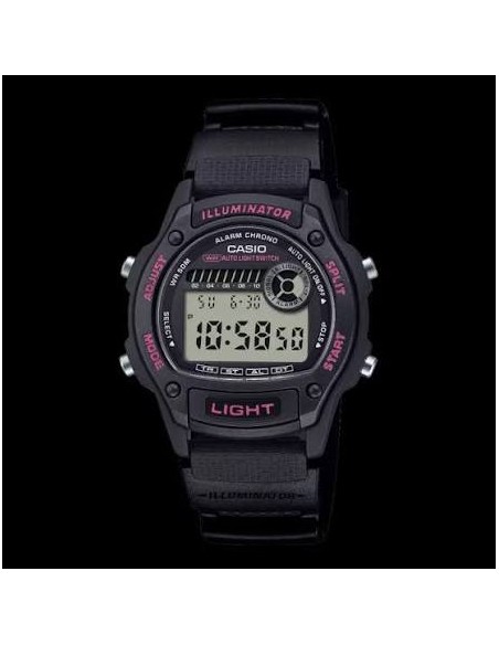 Reloj Casio Para Hombre W-220H-1A2 Digital Deportivo Resina Negra 100M