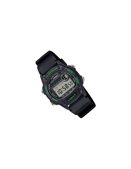 Reloj Casio Para Hombre W-220H-1A3 Digital Deportivo Resina Negra 100M