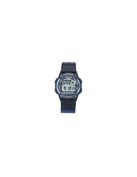 Reloj digital hombre Casio Sports Field W-220HF-2AV 43 × 36.6 × 10.9 mm auto-light correa de tela