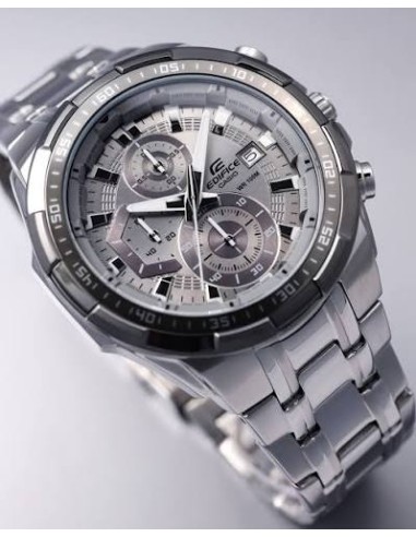 Reloj Casio Edifice Para Hombre EFR-539DE-8A Cronógrafo Correa Acero