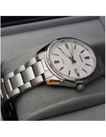 Reloj hombre analogico MTP-1302DA-7A correa acero inoxidable