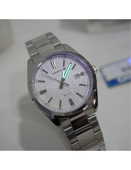 Reloj hombre analogico MTP-1302DA-7A correa acero inoxidable