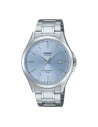 Reloj Casio Para Hombre MTS-115D-2A2 Cristal Zafiro Correa Acero