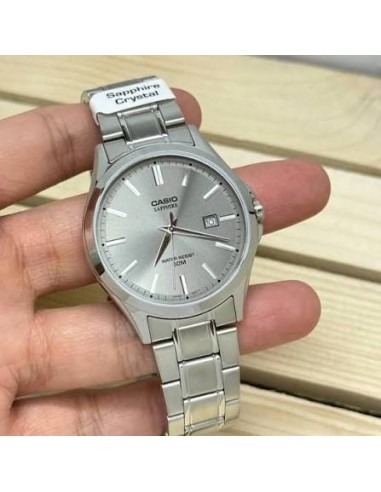 copy of Reloj Casio Para Hombre MTS-115D-2A1 Cristal Zafiro Correa Acero Esfera Azul