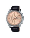 Reloj Casio Edifice Para Hombre EFV-610EL-5A Cronógrafo Correa de Cuero Marrón