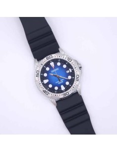 Reloj Casio Para Hombre MTD-140-2A Deportivo Resina Negra Esfera Azul 100M 2