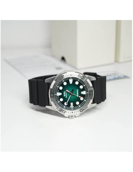 Reloj Casio Para Hombre MTD-140-3A Deportivo Resina Negra 100M