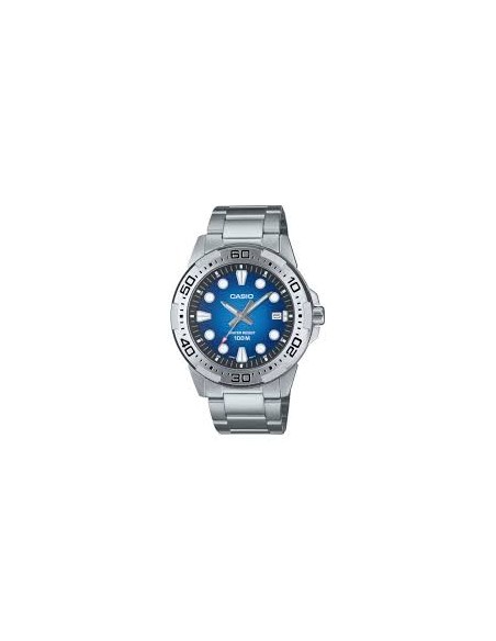 copy of Reloj Casio Para Hombre MTD-140D-1A Deportivo Correa Acero Plateado Esfera Negra 100M
