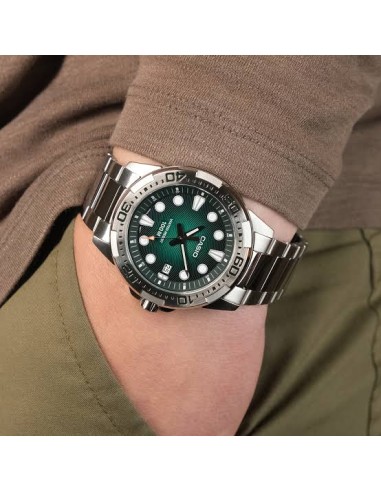 copy of Reloj Casio Para Hombre MTD-140D-1A Deportivo Correa Acero Plateado Esfera Negra 100M