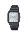 Reloj Casio Para Hombre MTP-B185B-7A Analógico Correa Acero Negro Esfera Plateada