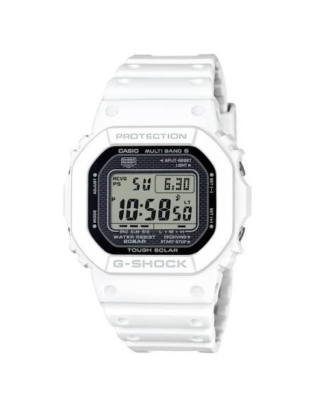 Reloj Casio G-Shock Para Hombre GW-5000HS-7 Digital Correa Resina Blanca Solar 200M
