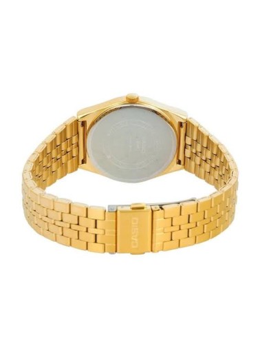 Reloj Casio Para Hombre MTP-B146G-3A Analógico Correa Acero Dorado Esfera Verde