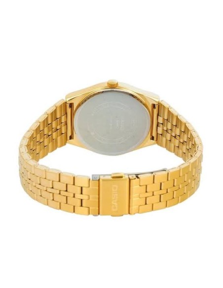 Reloj Casio Para Hombre MTP-B146G-3A Analógico Correa Acero Dorado Esfera Verde
