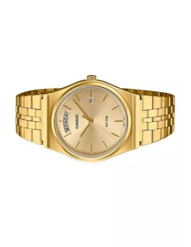 Reloj Casio Para Hombre MTP-B146G-9A Analógico Correa Acero Dorado
