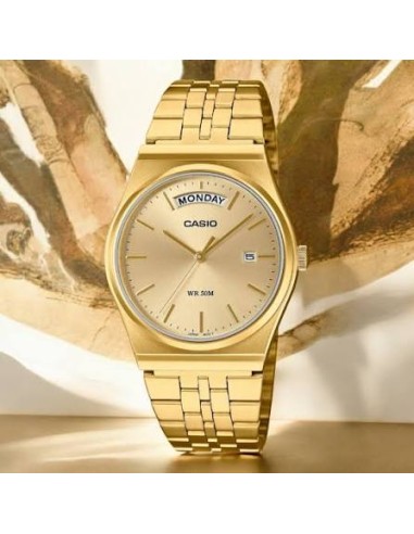 copy of Reloj Casio Para Hombre MTP-B146G-3A Analógico Correa Acero Dorado Esfera Verde