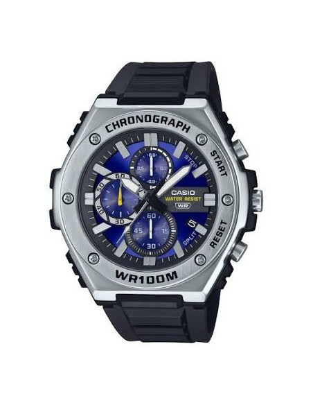 copy of Reloj Casio Para Hombre MWA-300H-1A Analógico Deportivo Bisel Metal Correa Resina Negra 100M