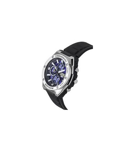 Reloj Casio Para Hombre MWA-300H-2A Analógico Deportivo Bisel Metal Correa Resina Negra 100M