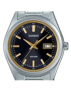 copy of Reloj Casio Para Hombre MTP-B180D-1A Analógico Correa Acero Plateado Esfera Negra 2