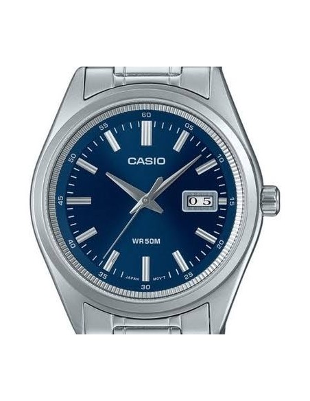 copy of Reloj Casio Para Hombre MTP-B180D-1A Analógico Correa Acero Plateado Esfera Negra