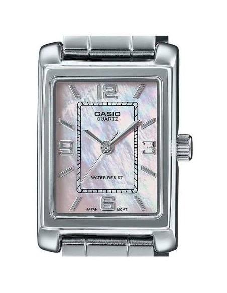 copy of Reloj Casio Para Mujer LTP-1234DS-2A Analógico Rectangular Correa Acero Bitono Esfera Azul