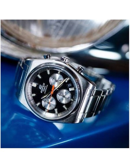 Reloj cronógrafo hombre Casio Edifice EFB-730D-1A 40mm 100m WR cristal de zafiro correa de acero