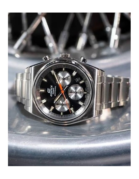 Reloj cronógrafo hombre Casio Edifice EFB-730D-1A 40mm 100m WR cristal de zafiro correa de acero