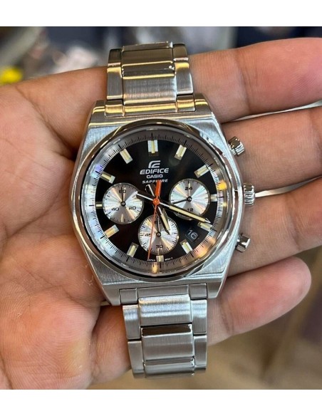 Reloj cronógrafo hombre Casio Edifice EFB-730D-1A 40mm 100m WR cristal de zafiro correa de acero
