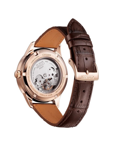 automático hombre Citizen Collection Classic  NY4052-16A JDM 40mm cristal de zafiro