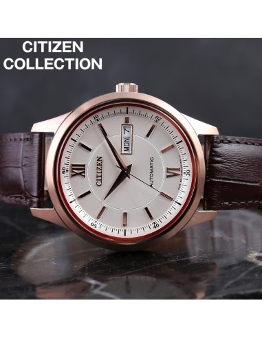 automático hombre Citizen Collection Classic  NY4052-16A JDM 40mm cristal de zafiro