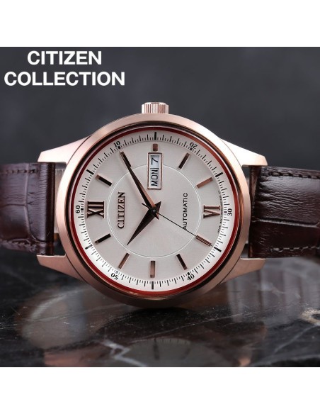 automático hombre Citizen Collection Classic  NY4052-16A JDM 40mm cristal de zafiro