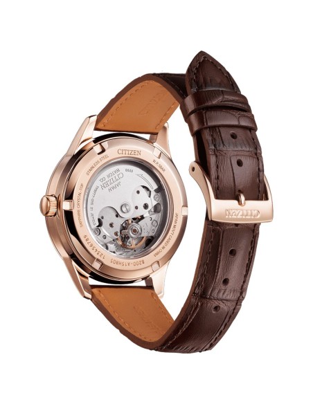automático hombre Citizen Collection Classic  NY4052-16A JDM 40mm cristal de zafiro