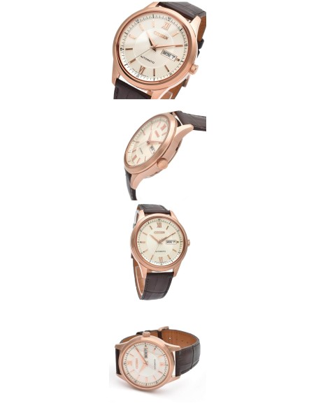 automático hombre Citizen Collection Classic  NY4052-16A JDM 40mm cristal de zafiro