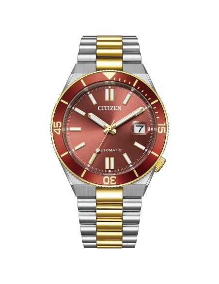 automático hombre Citizen Tsuyosa Shore Momiji (紅葉)  NJ0234-58X 40m JDM cristal de zafiro