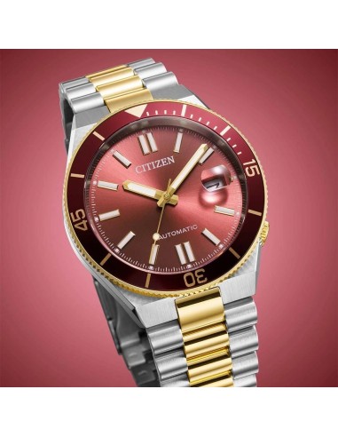automático hombre Citizen Tsuyosa Shore Momiji (紅葉)  NJ0234-58X 40m JDM cristal de zafiro