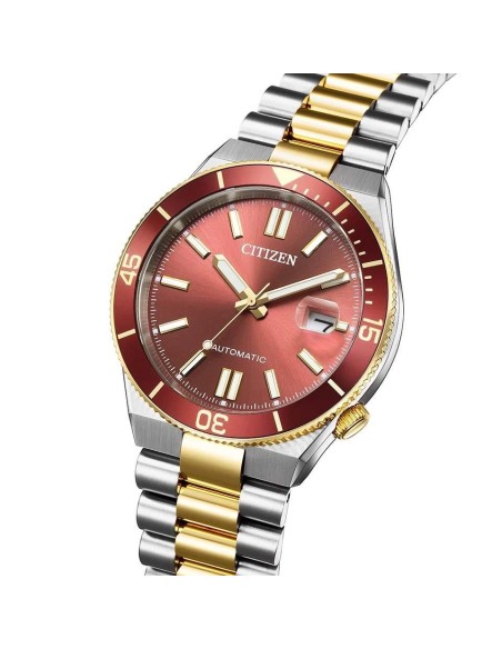 automático hombre Citizen Tsuyosa Shore Momiji (紅葉)  NJ0234-58X 40m JDM cristal de zafiro